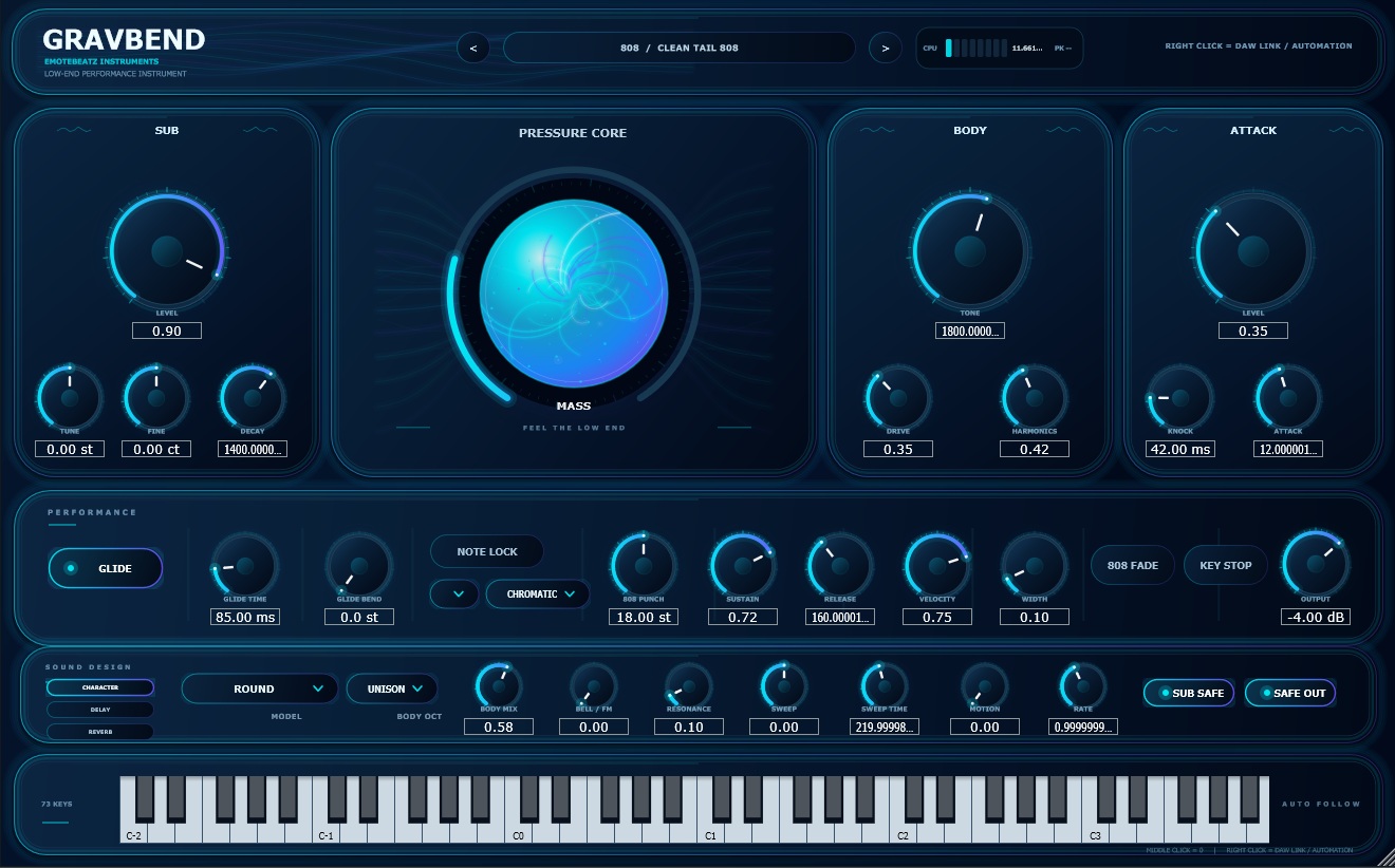 GRAV development interface