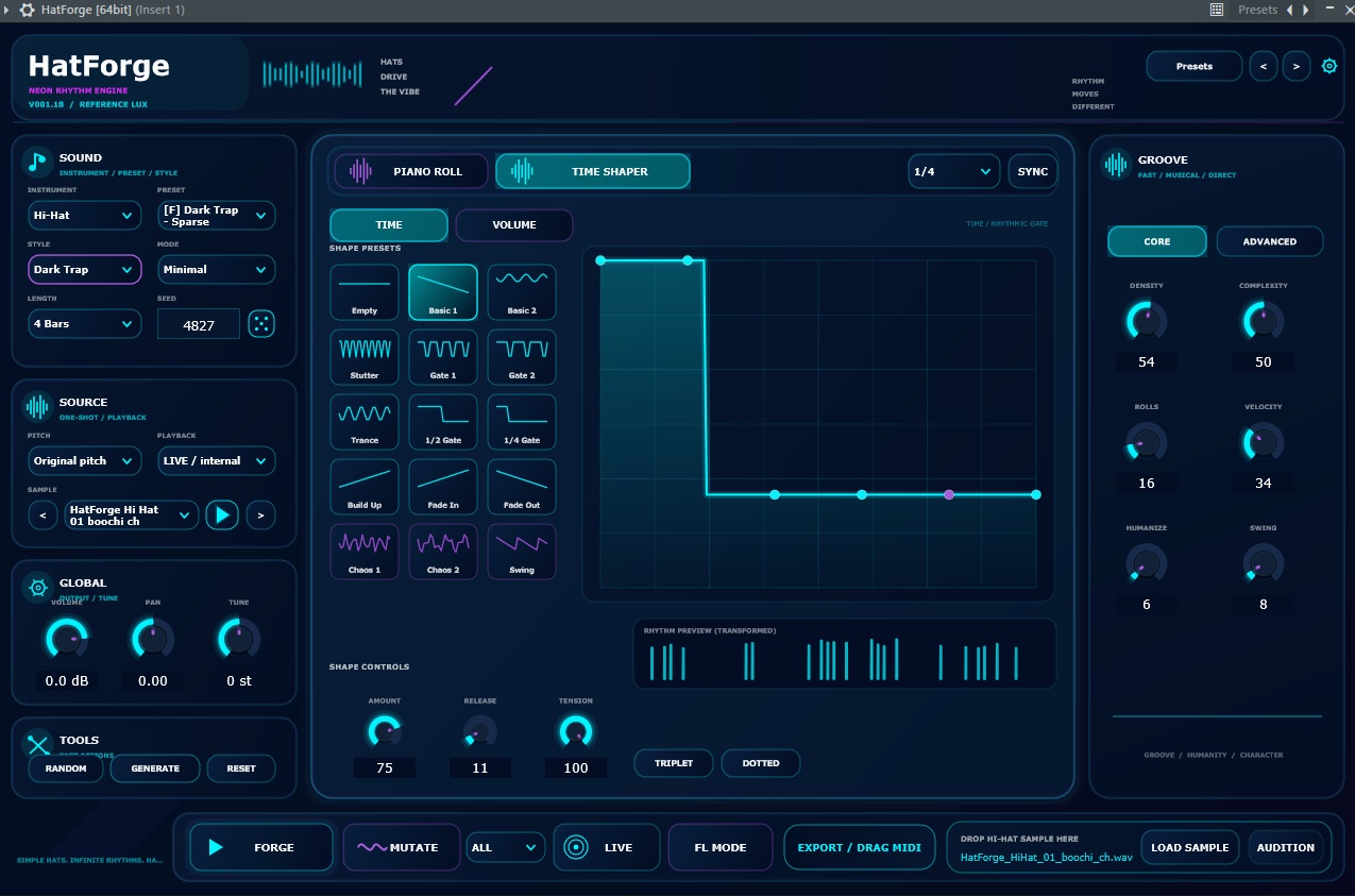HatForge development interface